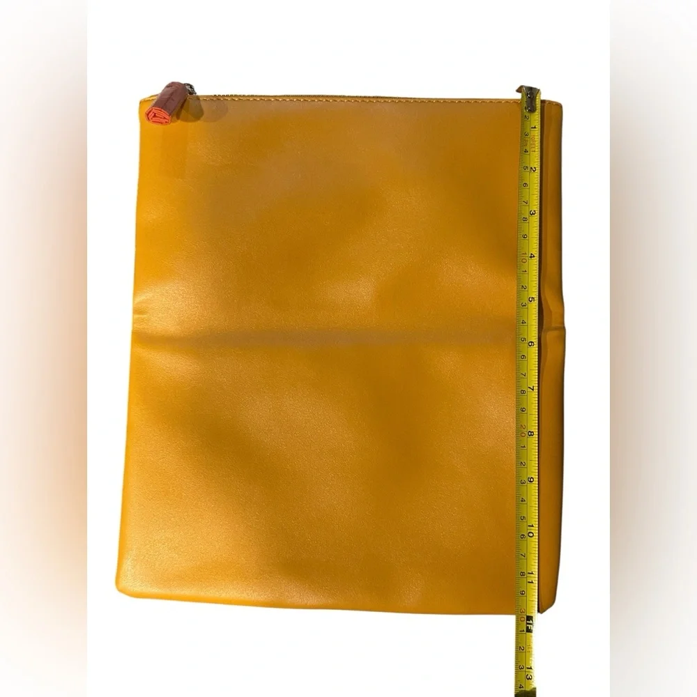 Rachel Pally Anthropologie‎ Zahara Floral Orange Reversible ZipTop Clutch New